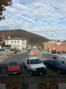 bollards of big stone