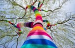 yarn bomb
