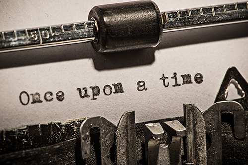 Old vintage typewriter